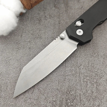 Portable Folding Knife  Steel Blade T6 Aluminum Handle Outdoor Camping Survival Hunting Knife E Tool, Men's Gift