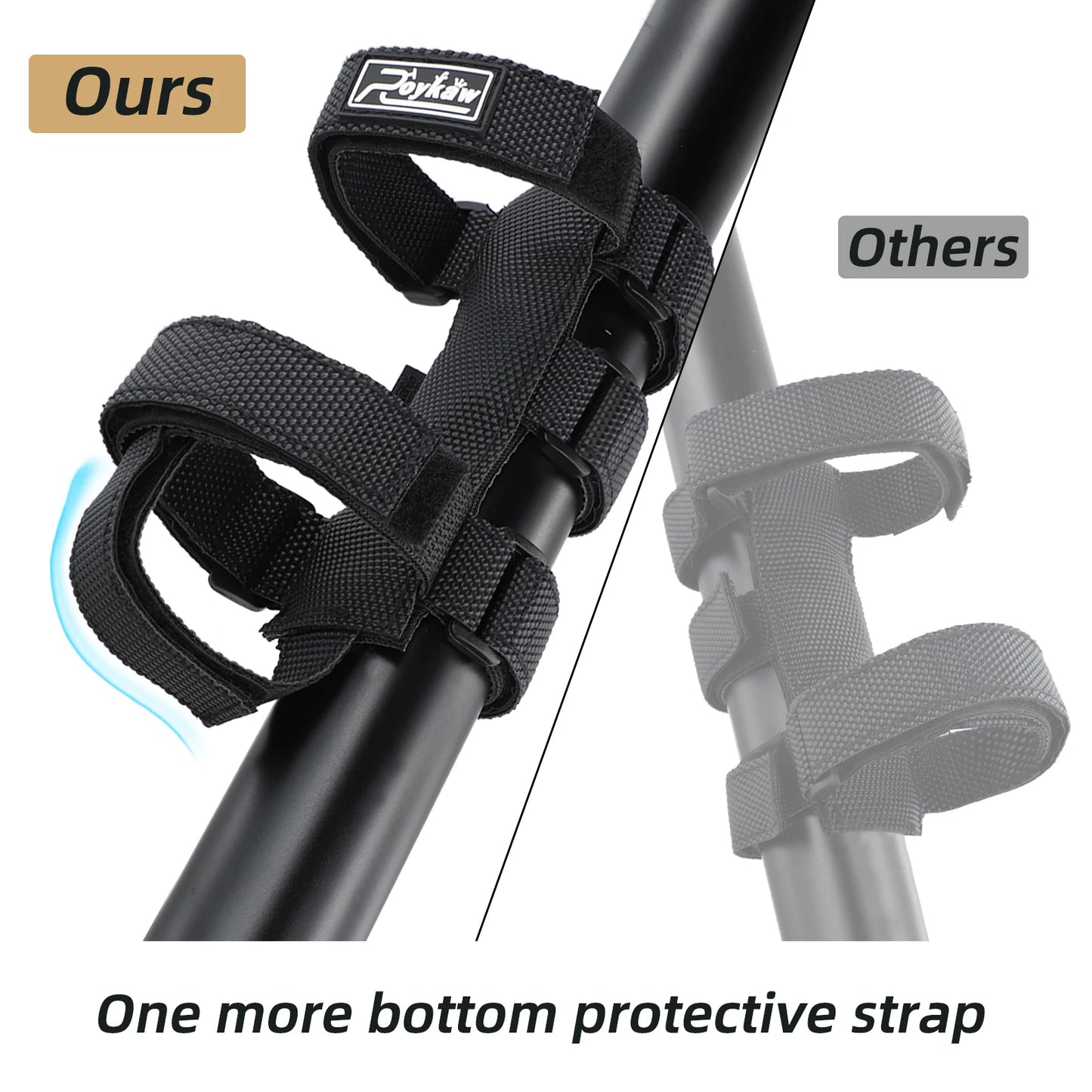 Portable Speaker Mount for Golf Cart Mountain Bike/Motorcycle Bar Rail, Outdoors Bluetooth Speaker Attachment