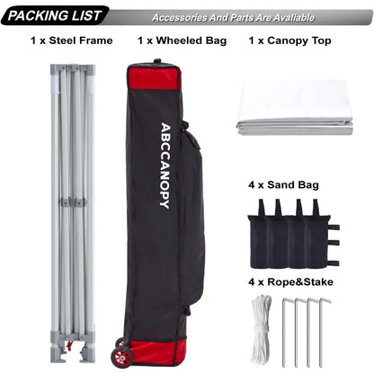 Commercial Pop Up Canopy Tent 10x10 Premium-Series, White