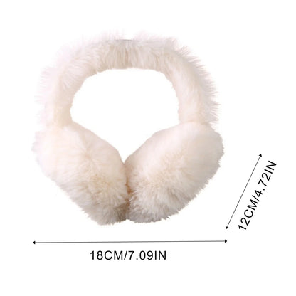 Women Foldable Winter Earmuffs Outdoor Wind-resistant for Cycling Bicycle Motorcycle MIAO-US
