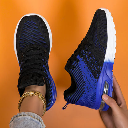 Women's running shoes, lightweight mesh, breathable and comfortable flat soft tennis shoes, blade sports shoes for women