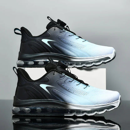 Men's shock-absorbing sports shoes, men's anti slip walking shoes, lightweight and breathable running shoes, sports and fitness