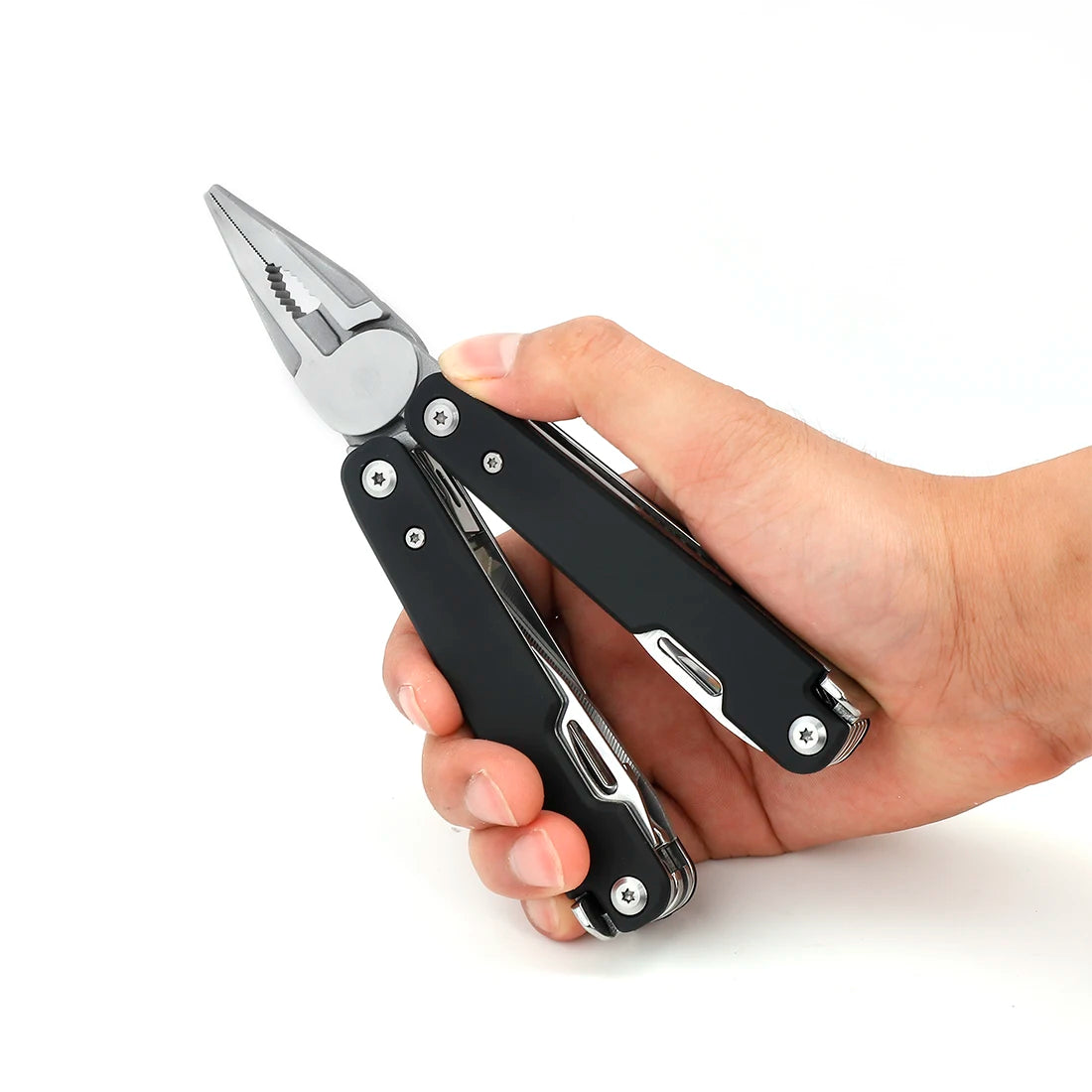 21 in 1 Multi Function Pliers Stainless Steel Portable Pocket Knife with Sheath for Outdoors Survival Camping