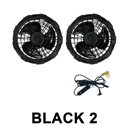 Summer Sport Fan Air Condition Cool Man Woman Outdoor Vest Clothes Jacket Sun Windbreaker Fishing