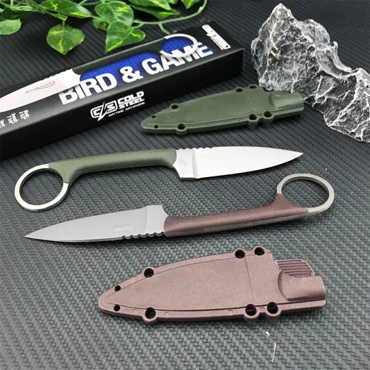 Straight Knife Nylon Handle Blade Sharp Cutting Multi-functional Camping Tool