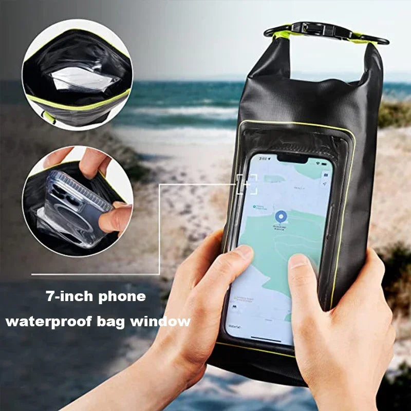 2L Waterproof Bag Outdoor Phone Touch Screen Storage