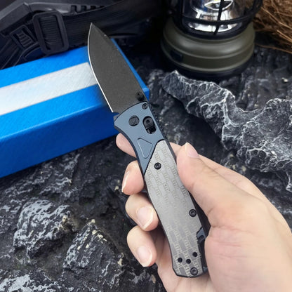 Folding Knife Aluminum Handle D2 Blade Outdoor Hunting Survival Sharp Multi-tool  Men's Gift