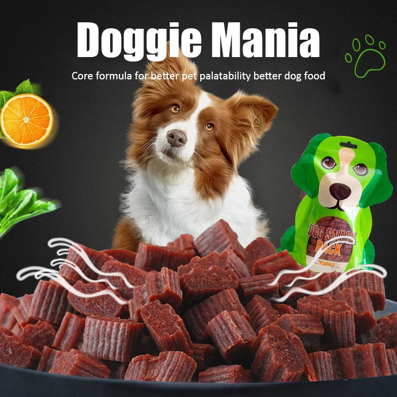 Dog Snacks Beef Particles  Nutritious Delicious Chewy Training Rewards for Adult Dog Puppies