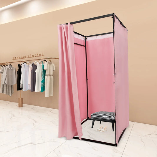 Portable Clothing Store Fitting Room Freestanding 100*100*200cm