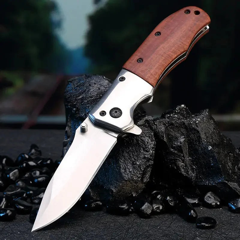 1pc Outdoor Portable Folding Knife for Men High Hardness Pocket Knives for Camping and Fishing