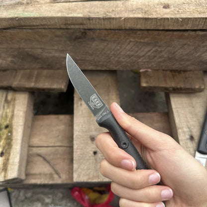 Portable Small Straight Knife  Steel Blade  Handle Outdoor Camping Wilderness  Hunting Knife Men's Gift