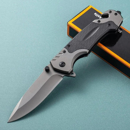 Portable Folding Knife - Stainless Steel , Lightweight Tool for Camping, Hiking