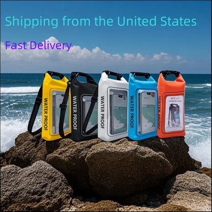 2L Waterproof Bag Outdoor Phone Touch Screen Storage