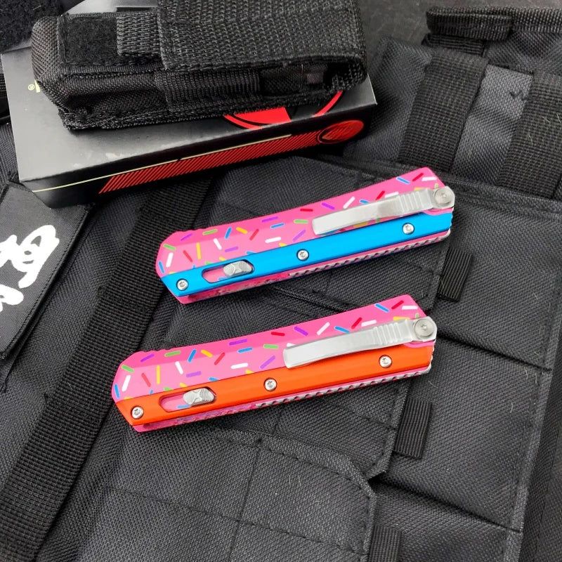 Practical Folding Knife Zinc Alloy Handle Hunting Combat Multi-functional Knives