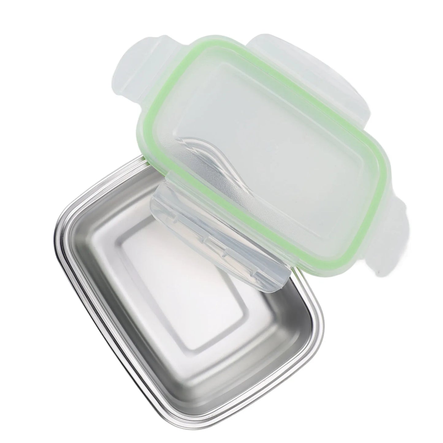 Food Storage Container Multifunctional Space Saving 304 Stainless Steel Food Storage Box Easy To Clean for Camping for Kitchen