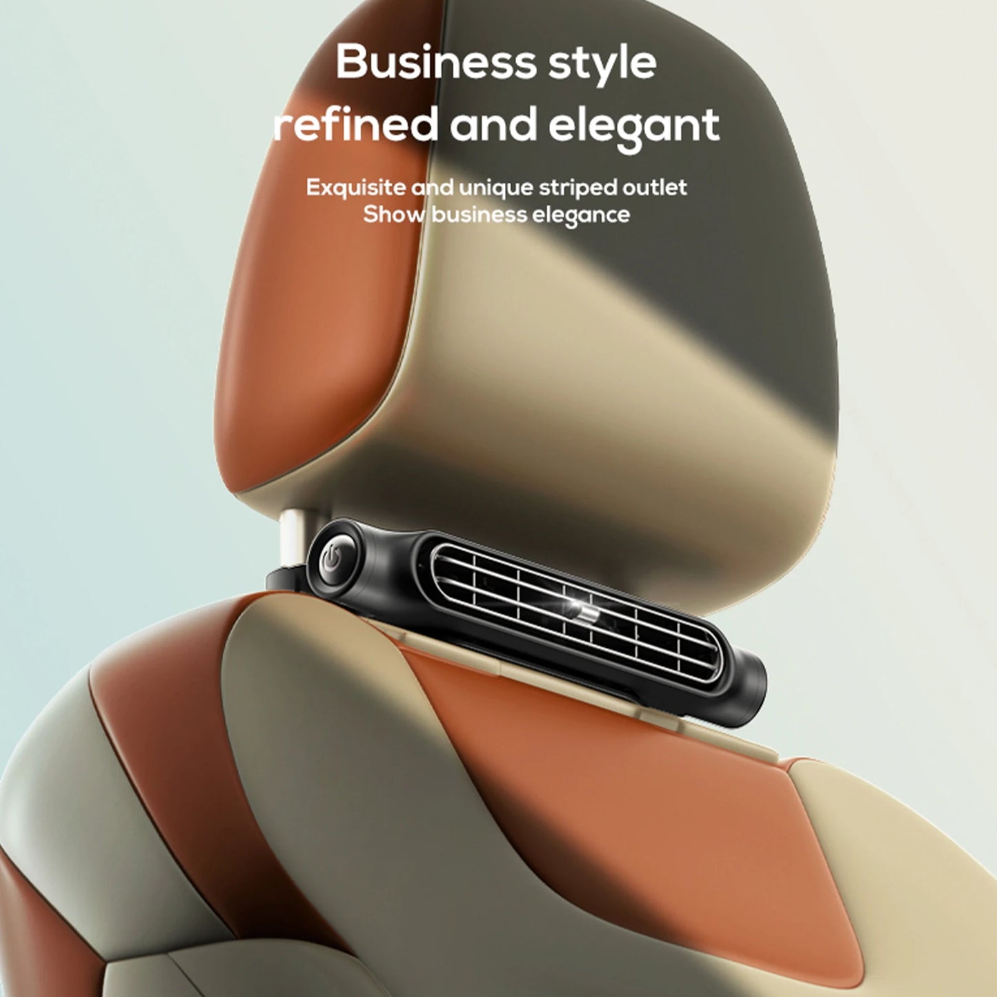 Car Seat Back Cooling Fan Auto Front Rear Seat Headrest 3 Speed Adjustable Car Interior Accessories