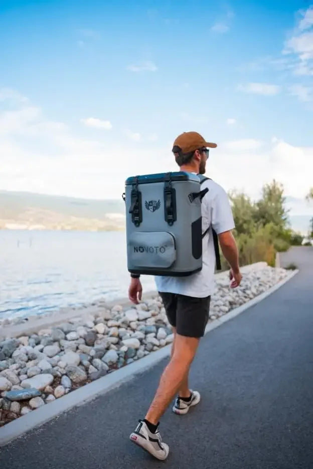 Magnetic Backpack Cooler 30 Can, Leakproof Insulated Soft Cooler Bag