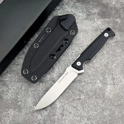 High Hardness Straight Knife Steel Blade Handle Outdoor Camping Survival Hunting Knife Cutting Knife