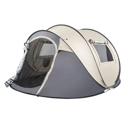 Camping Tent  3-4 People  Polyester Fabric 110.24*39.37*47.24 inch