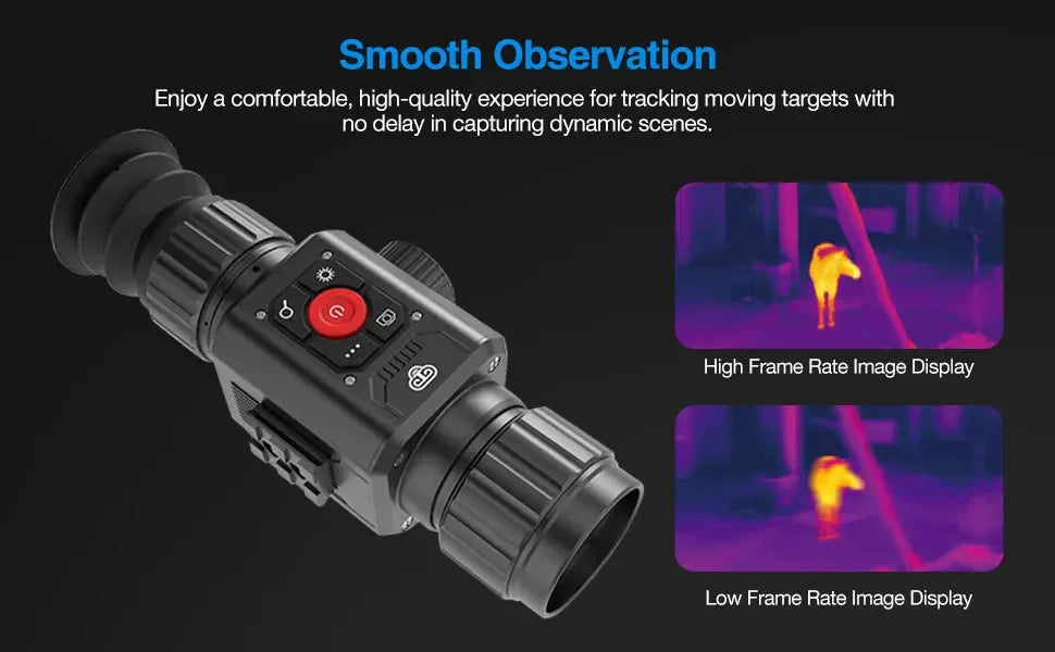 Thermal Imager Infrared Night Vision Aiming for Hunting Outdoor Adjustable Focus Infrared Thermal Camera Scope Riflescope