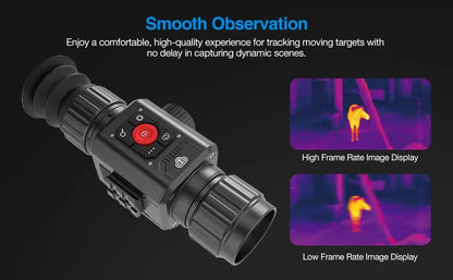 Thermal Imager Infrared Night Vision Aiming for Hunting Outdoor Adjustable Focus Infrared Thermal Camera Scope Riflescope
