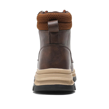 Waterproof Safety Boots Men  Steel Toe Boots Anti-smash Stab-resistant Safety Shoes