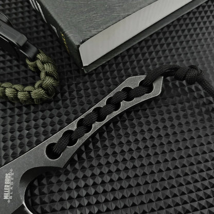 Fixed blade One Small Straight Knife Outdoor Axe Powder Ink Steel portable hunting