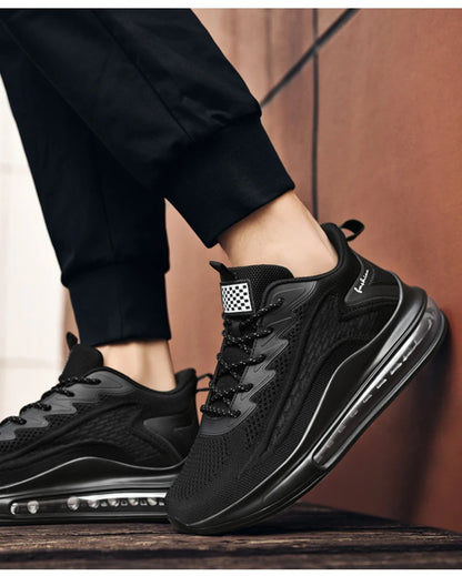 Men's air running shoes, tennis walking shoes, breathable and non slip running shoes