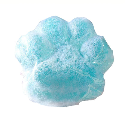 Jelly Glitter Cat Paw Stress Relief Decompression Toy Slow Rebound Pinch New Fidget Toy For Kids Adult Christmas Gifts