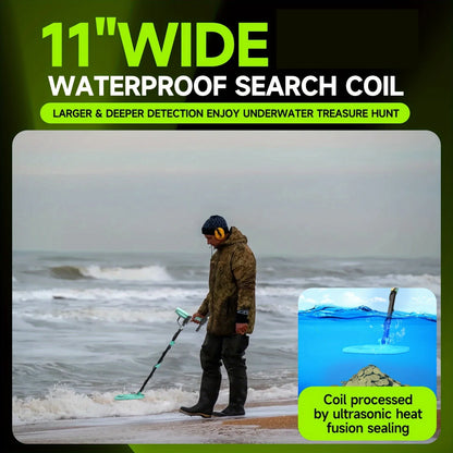 Outdoors Metal Detector Professional Underground Gold Detectors Pinpointer Detecting Jewelry Treasure Hunter High Sensitivity