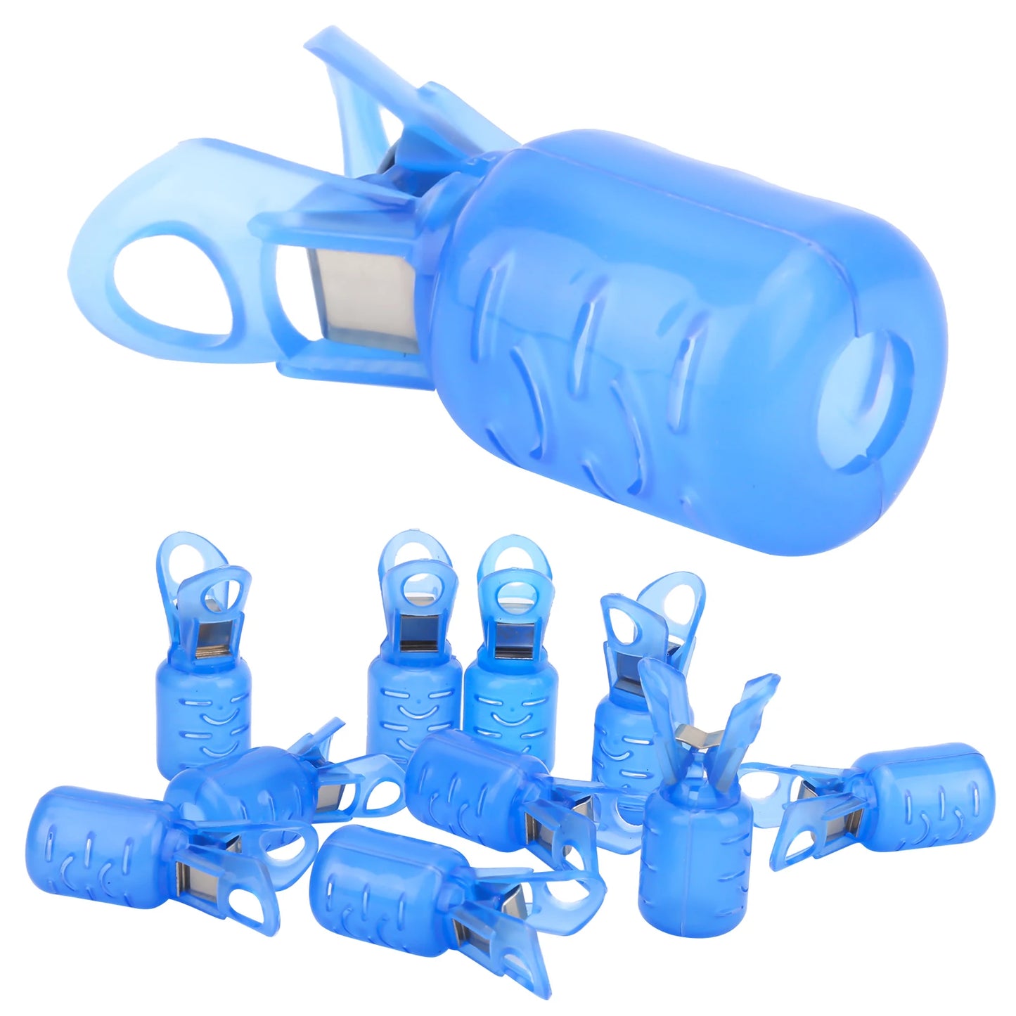 10PCS Fishing Hook Cover Squid Jig Hook Protector Case Fishing Tackle Boxes