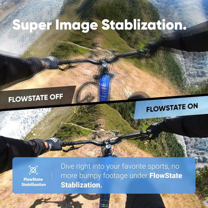 Waterproof 360 Action Camera with 1/2" 48MP Sensors, 5.7K 360 Active HDR Video, 72MP 360 Photo