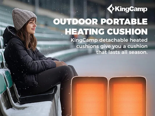 Heated Seat Cushion Seat, 3 Heating Levels, Foldable and Removable, Quick Heating