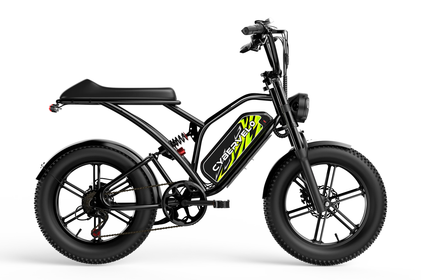 1000W Motor 20" Fat Tire 48V 20/30AH Battery Powered Electric 80Miles+ 30MPH Outdoor E-bike