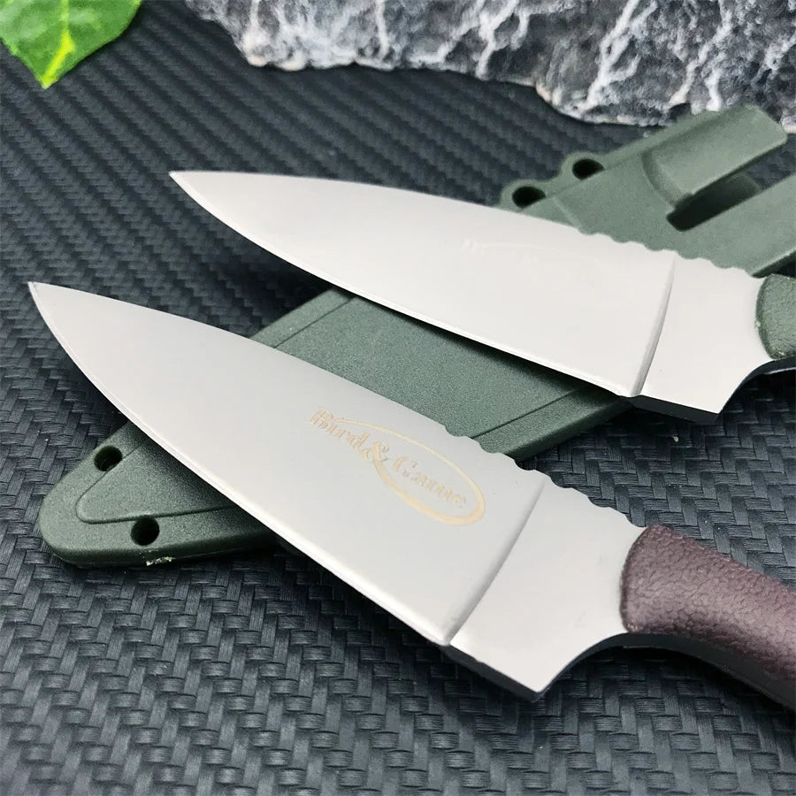 Straight Knife Nylon Handle Blade Sharp Cutting Multi-functional Camping Tool