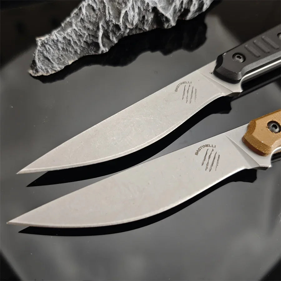 Fixed Blade Knife Steel  Hunting Outdoor Survival with Sheath