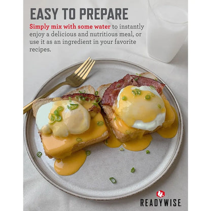 Best Powdered Eggs Bucket, 144 Servings, Freeze Dried