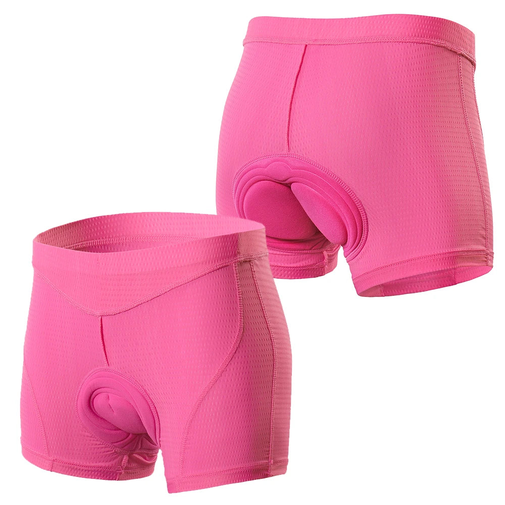 Women Bike Underwear 3D Padded MTB Bicycle Cycle Biking Underwear Shorts