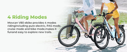 26" Electric E Bike with 7-Speed,1000 Peak Electric Bike for Adults,up 80 Miles Removable Battery Ebike, Adult Electric Bicycles