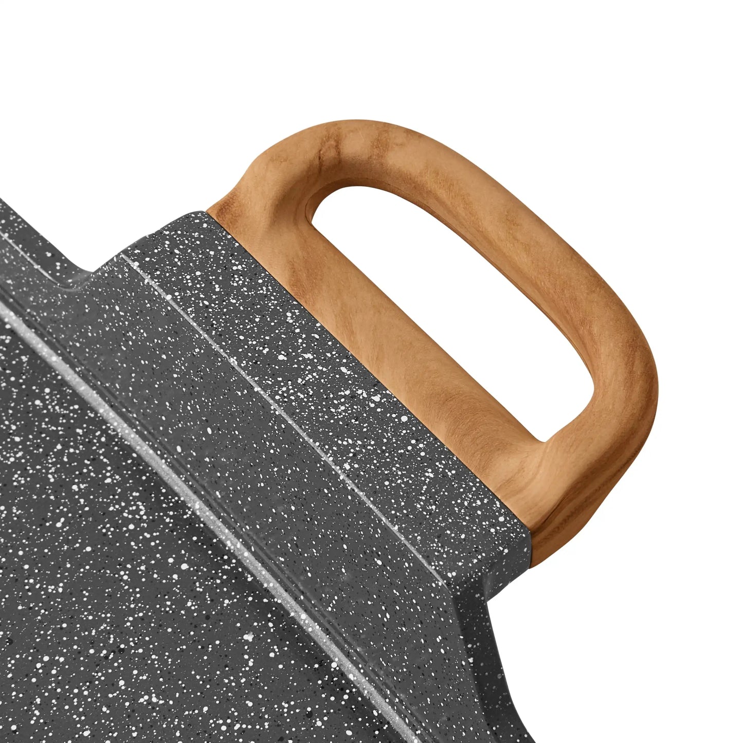 Cast Aluminum Double Griddle for Easy Cooking and Cleaning