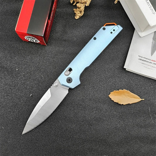 Portable Folding Knife  Steel Blade T6 Aluminum Handle Outdoor Camping Survival Hunting Knife E Tool, Men's Gift