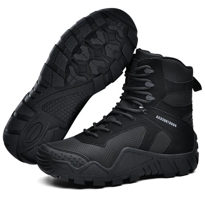 Men's waterproof hiking boots, lightweight outdoor work boots, stylish and durable