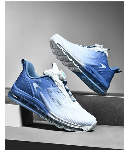 Men's shock-absorbing sports shoes, men's anti slip walking shoes, lightweight and breathable running shoes, sports and fitness