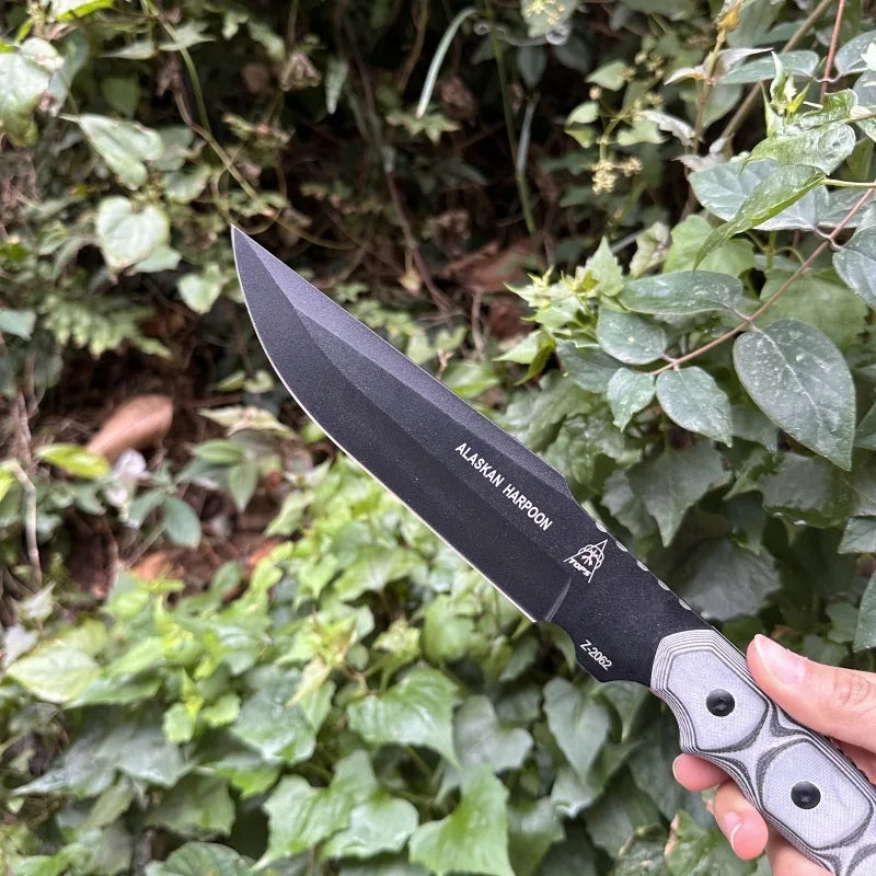 High-end fixed blade outdoor hunting Camping Hiking pocket Knife