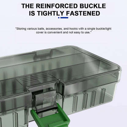 Fishing Tackle Box Large Capacity Waterproof Hook Storage Lure Bait Tray