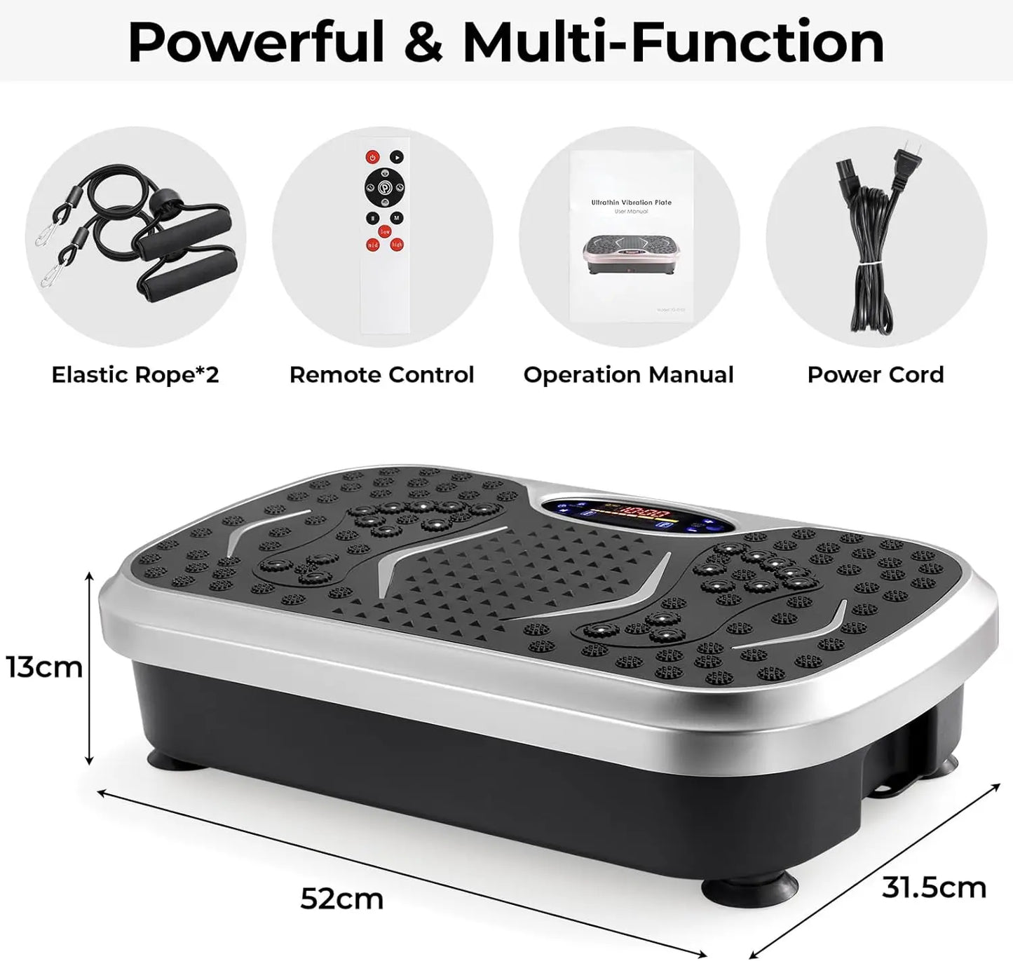 ,Fitness Vibration Board for Home ,Full Body Exercise Machine, Fat Burning &Muscle Building, Body Shaper