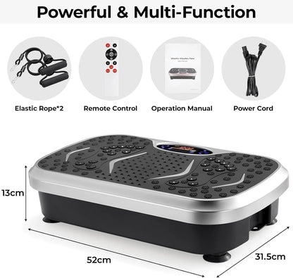 ,Fitness Vibration Board for Home ,Full Body Exercise Machine, Fat Burning &Muscle Building, Body Shaper