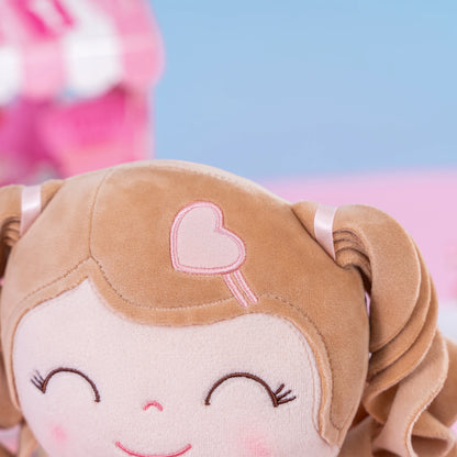 Plush toys Baby Girls Gift Plush Dolls  Birthday Gifts Doll Collection 16 Inches-Light and Purple Christmas Gifts