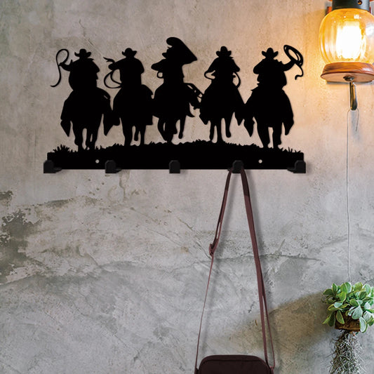 Modern 5 Hook Wall-Mounted Rack Easily Organize Coats, Keys More Hanger for Front Door