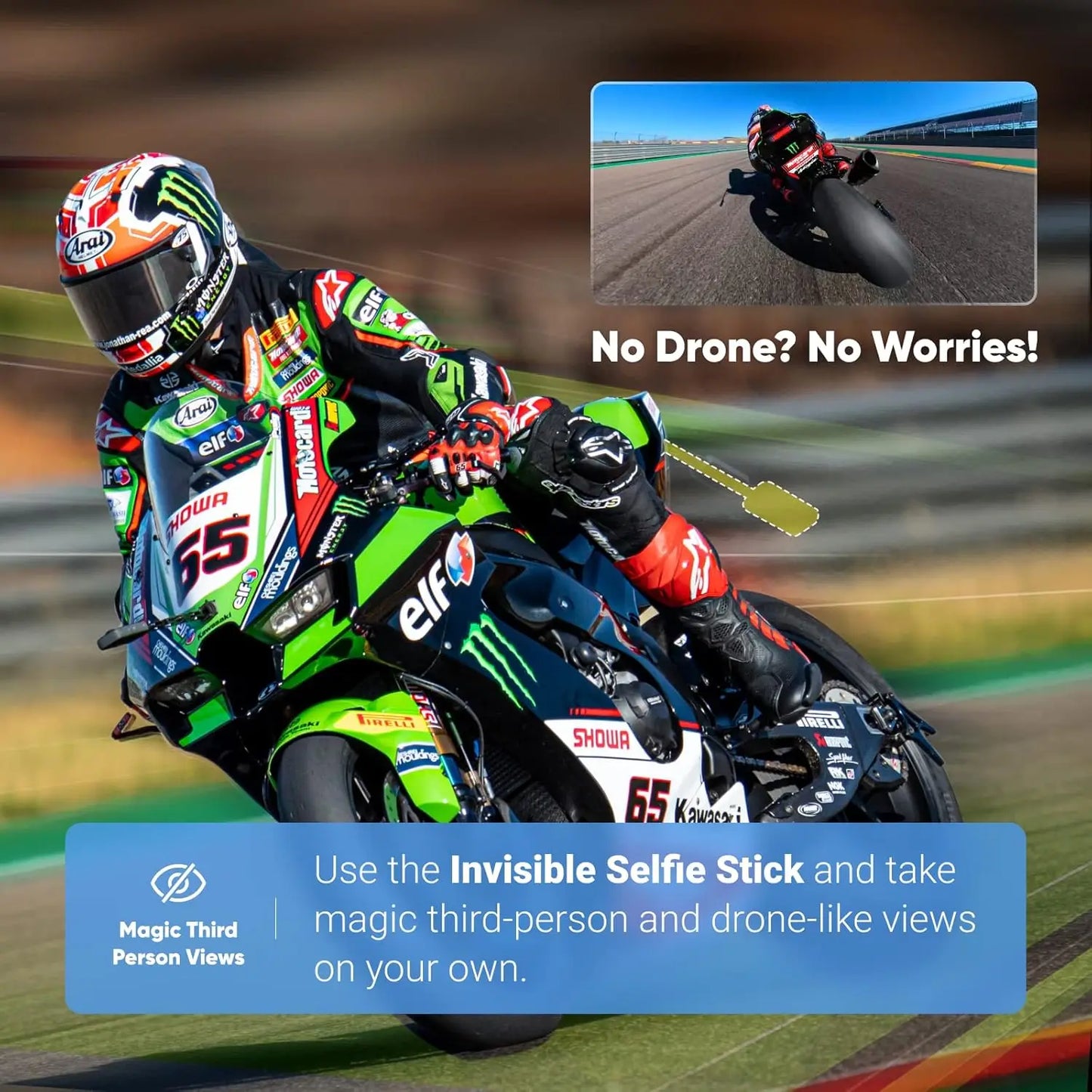 Waterproof 360 Action Camera with 1/2" 48MP Sensors, 5.7K 360 Active HDR Video, 72MP 360 Photo